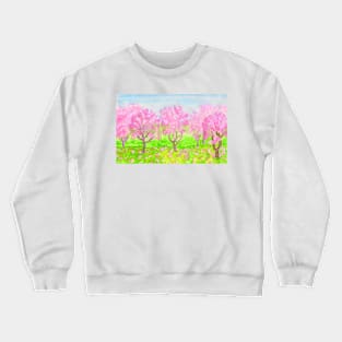 Pink garden 4 Crewneck Sweatshirt